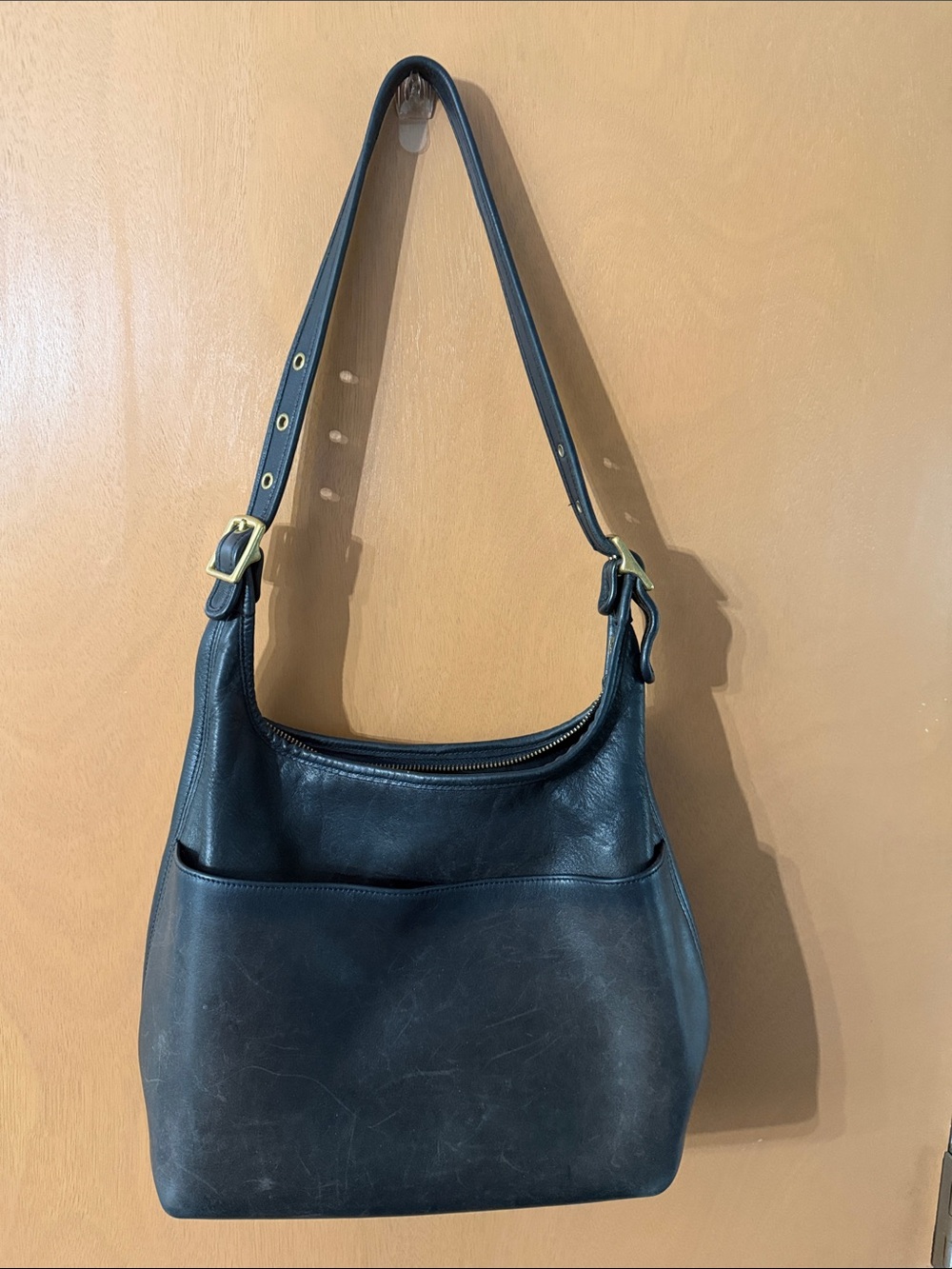 Classic Brown coach 9056 Legacy  Hobo Leather Shoulder Bag Vintage